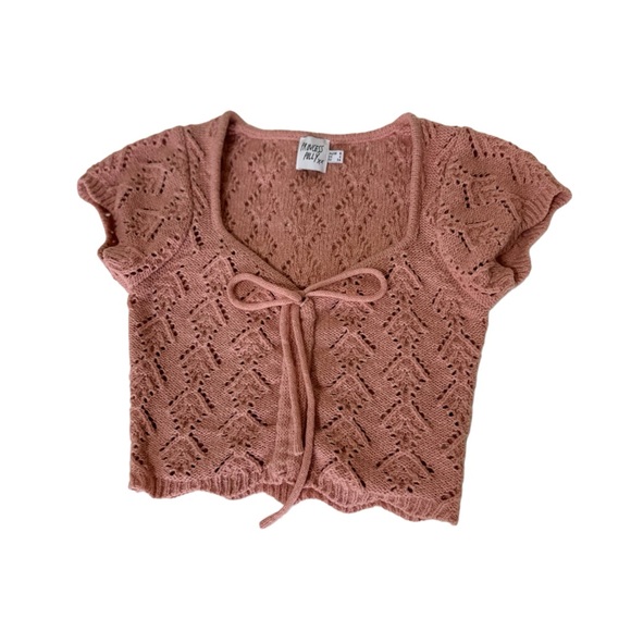 2/$15 Princess Polly xx Pink Knitted Top - Picture 2 of 5